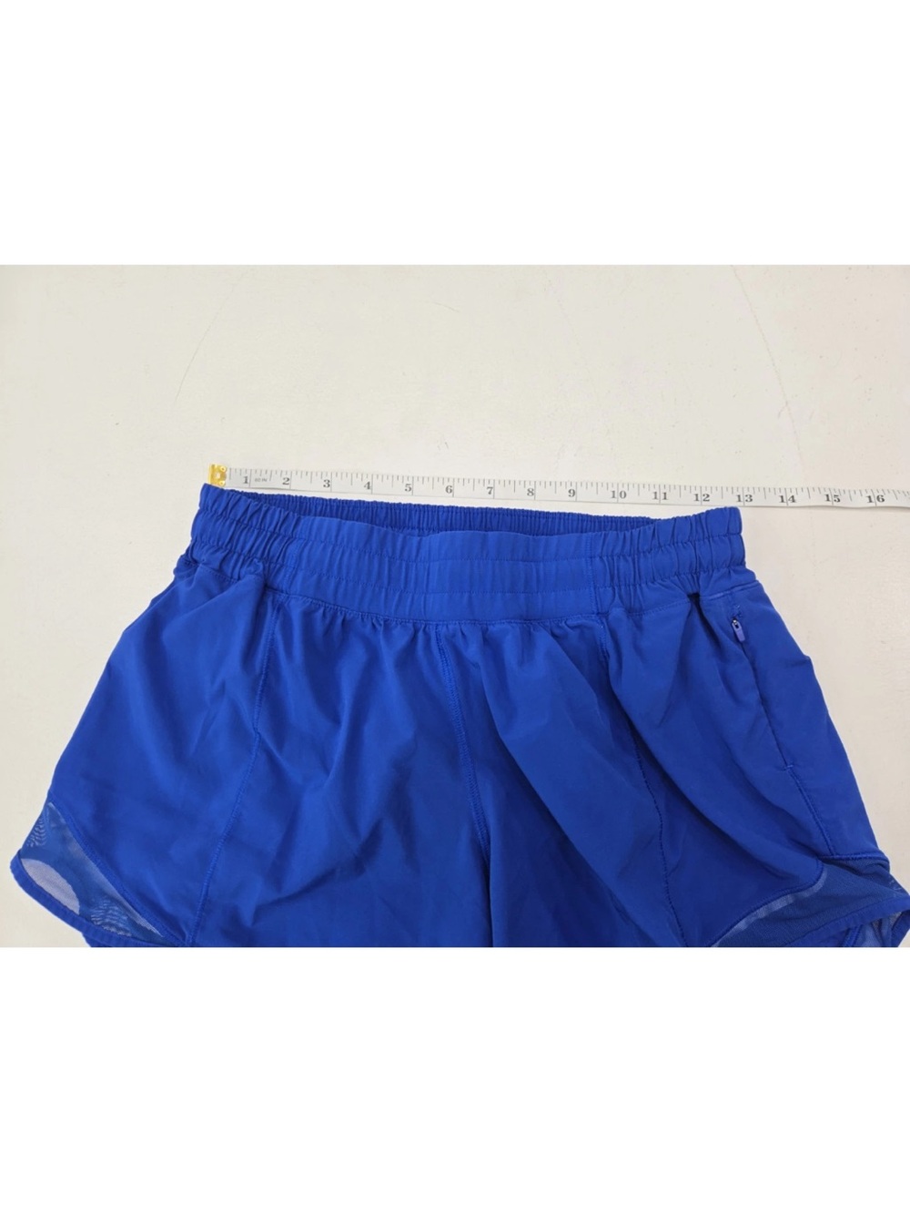 Lululemon Hotty Hot Short *High-Rise Long 4" Jet Stream Size 8 Womens - Picture 6 of 8